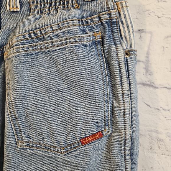 Lawman Women’s Denim Shorts Button Fly Size 11 High Rise Y2K Retro VTG - Picture 6 of 9